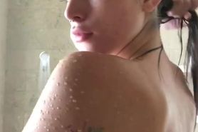 Bella thorne in the shower