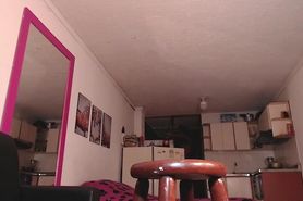 Huge Ebony Shaft Shemale on Webcam Part 7