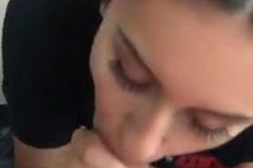 Sexy girlfriend sucking