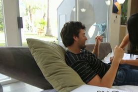 Wild Brunette Cheater Caught On Cam