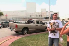 Big titted amateur hoe serving monster shaft in the sex