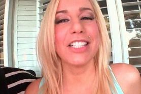 Blonde teen goes nasty with long and hard black pricks