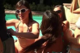 Women Sucking Dick At A Pool Party