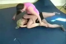 Russian catfight girlfight indoor women wrestling 