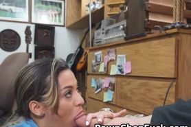 Hot Cop Sucks And Rides In Pawn Shop