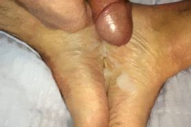 Cumming on my feet