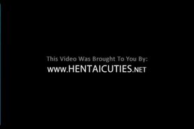 3D anime lesbian maids rubbing pussies