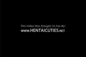 3D hentai nun in stockings dildo twat