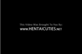 Sexy 3D hentai gets jizzed by a giant dick