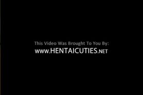 Anime whore gives head and titjob