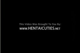 Horny 3D hentai babe swallows cum