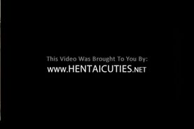 Sexy 3D anime babe gives blowjob