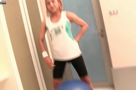 Teen asian shemale showing her boobs