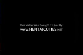 Busty 3D hentai babe gives oral sex