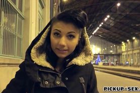 Cute Czech slut Caprice fucked for money