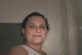 Nasty Looking Rough Street Whore Sucking Dick POV