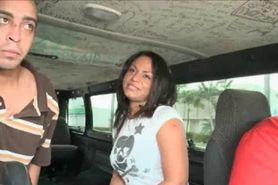 Gorgeous mulatta fucking the biggest shaft