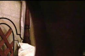 Sex addict afro bitch sucking white penis 