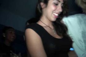 Party girls teasing cunts and tits in the VIP