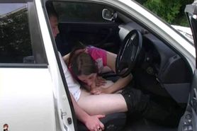 Teen sex in the car