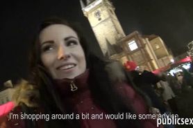 Hot Eurobabe screwed by horny stranger