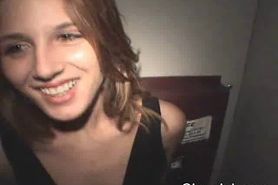 Brunette Dirtbag Sucks And Fucked
