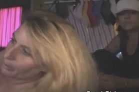 Blonde Crack Whore Sucks Cock Dry
