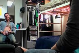 Gay Boys Smoke Poles At Dorm Party