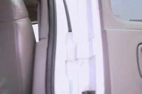 Hookers sharing monster cock in the sex bus