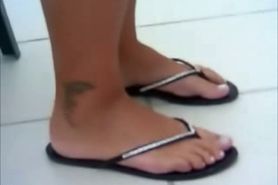 Candid Feet of Julie with Faceshot