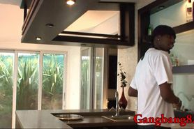 Horny slut Amy Brooke DP by black shafts