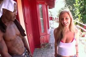 Busty blonde gets pink snatch licked