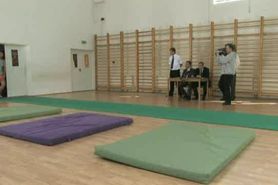 6 girls 6 guys gym orgy