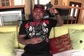 Sweet blonde gets pussy licked by black guy