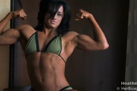 Muscle woman fitness woman alpha woman