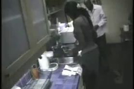 Reality TV Show Blowjob In The Kitchen