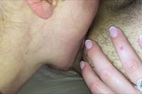 Eating his ass and cock to orgasm