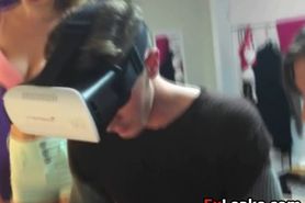 Virtual Fucking At College Dorm Party