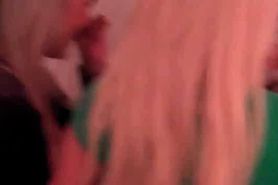 Horny teens fucking as lesbians after shower