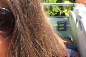 College Ex On Top Deck Bus Sucking Dick In public