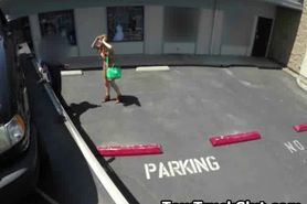 Redhead Gulps Dick In Tow Truck