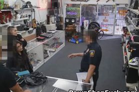 Shop Lifting Brunette Fucked In Office