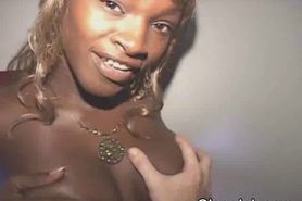 Black Girl  At Glory Hole