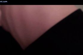 Wild shemale swallows big penis