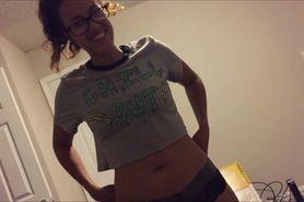 Ebony Teen Sucking a Hard Cock