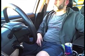 jack off in the car