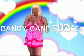 Candy Cane Sucker