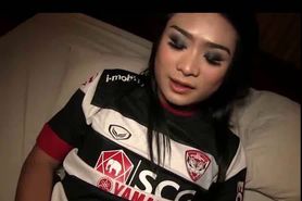 Fantastic shemale gives blowjob