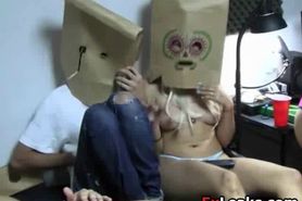 Paper Bag Fuck Fest In Dorm Room