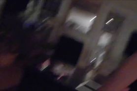 Beautiful Brunette gal blowjob